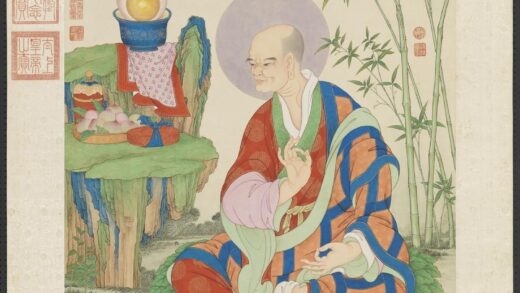 清姚文瀚画第六拔哈达喇尊者轴.jpg