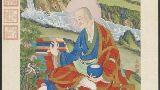 清姚文瀚画第十二那楂拔哈喇錣杂尊者轴.jpg