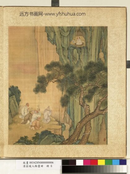 清庄瑗人物画卌册松下膜拜.jpg