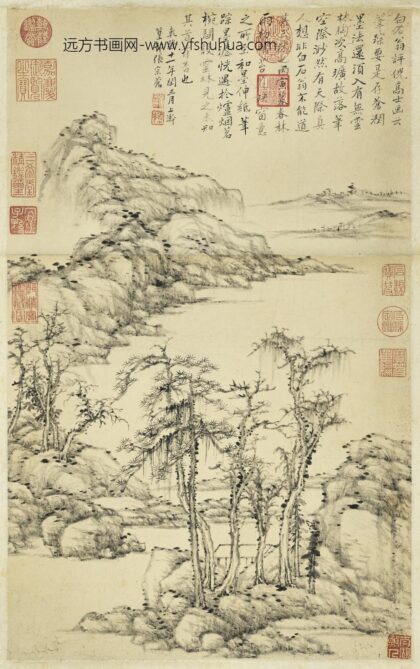 清张宗苍仿倪瓒笔意轴.jpg