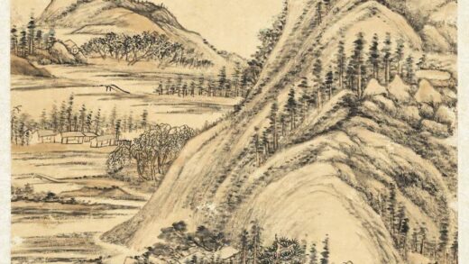 清张宗苍山水高宗御题轴.jpg