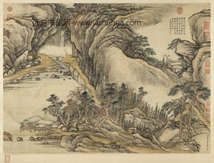 清张宗苍画水轩吟眺轴.jpg