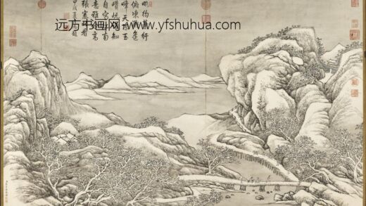 清张宗苍画雪景轴.jpg