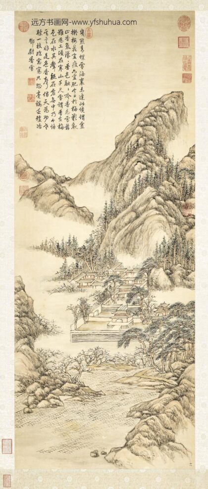 清张宗苍邓尉香雪轴.jpg