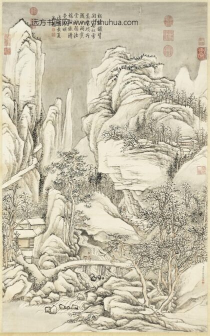清张宗苍雪景轴.jpg