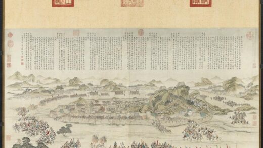 清张廷彦画平定乌什战图轴.jpg