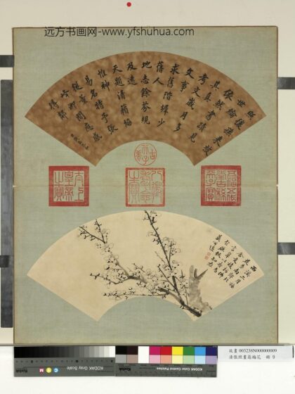 清张照画扇梅花册梅花（九）.jpg