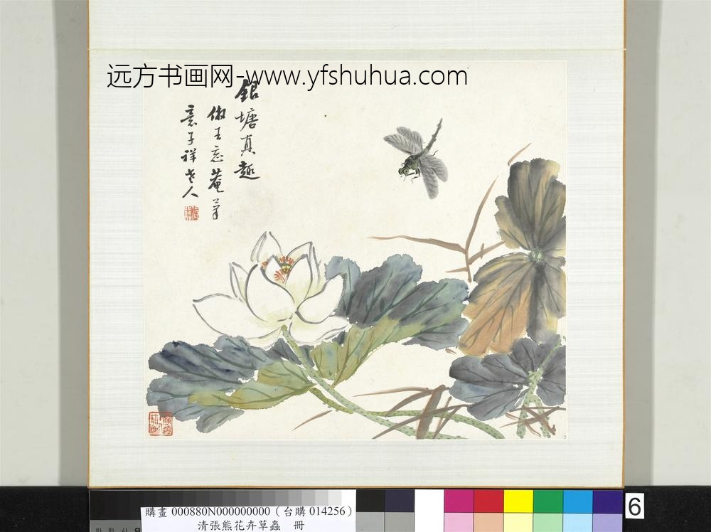 清张熊花卉草虫册册（六）