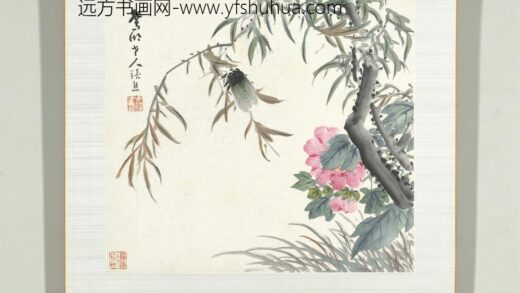 清张熊花卉草虫册册（十一）.jpg