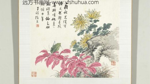 清张熊花卉草虫册册（十）.jpg
