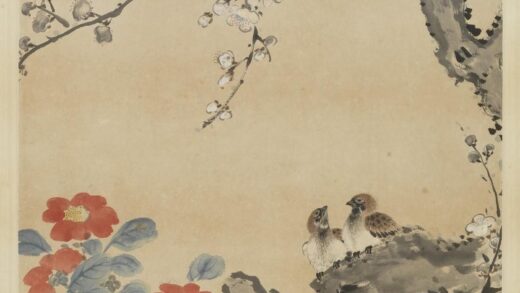 清张熊花鸟四屏轴白梅山茶.jpg