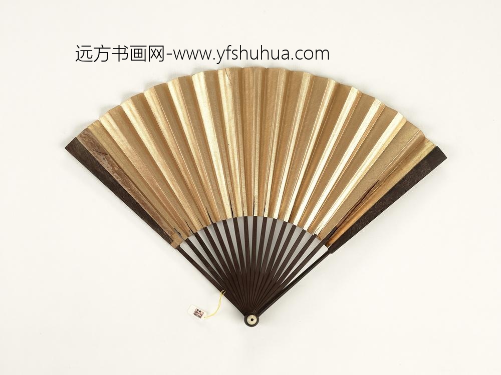 清张若澄山水成扇-