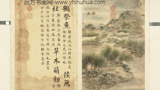 清张若霭画墨妙珠林（卯）册雨水.jpg
