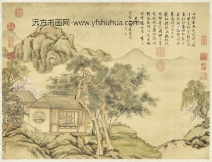 清张若霭画御园暮春诗轴.jpg