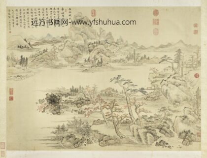 清张鹏翀画西山秋眺轴.jpg