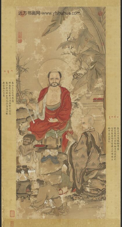 清徐扬仿贯休画罗汉轴.jpg