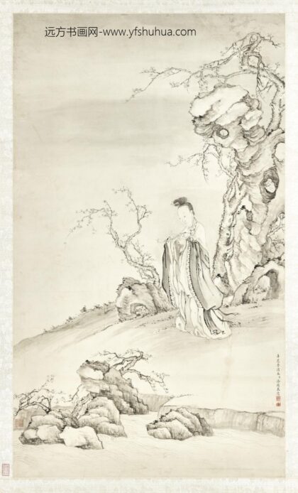 清徐扬弄花香满衣轴.jpg