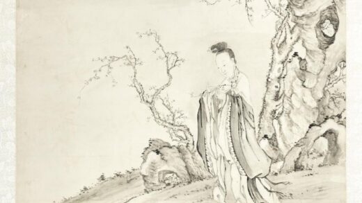 清徐扬弄花香满衣轴.jpg