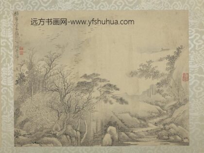 清恽寿平仿古山水册仿李营丘岭路寒烟.jpg