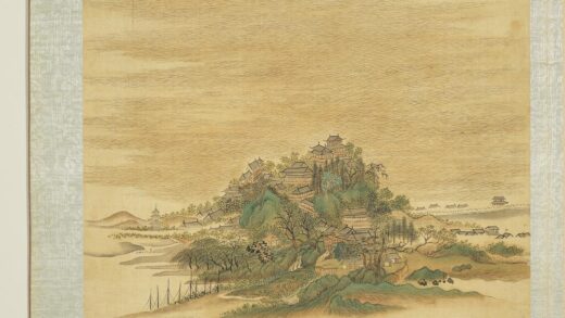 清恽寿平仿古山水册仿郭忠恕江天楼阁.jpg
