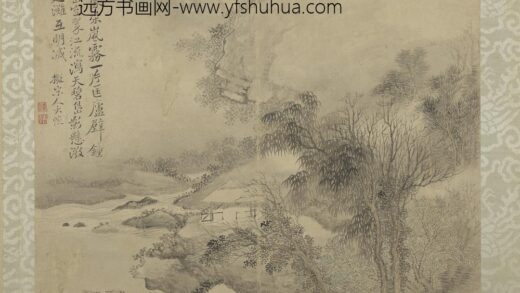 清恽寿平仿古山水册悬崖曲涧.jpg