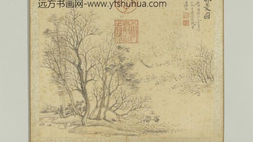 清恽寿平瓯香馆写意册疏林水阁.jpg