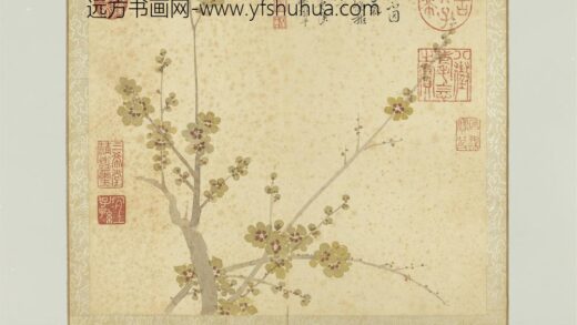 清恽寿平瓯香馆写意册蜡梅.jpg