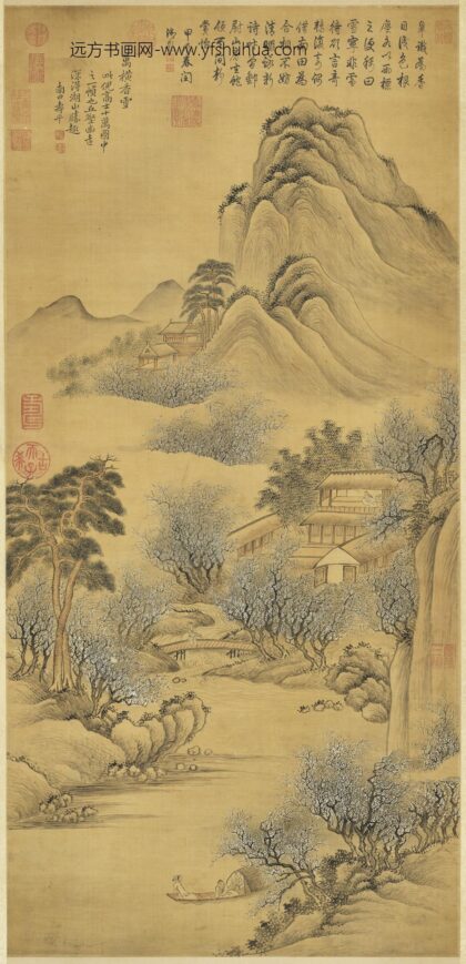 清恽寿平画万横香雪轴.jpg