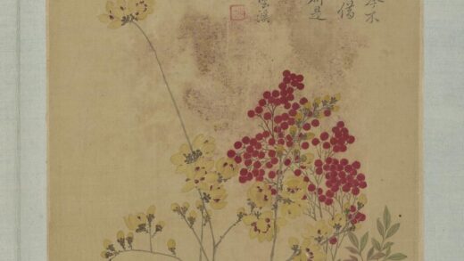 清恽寿平画花卉册寒檐二友图.jpg