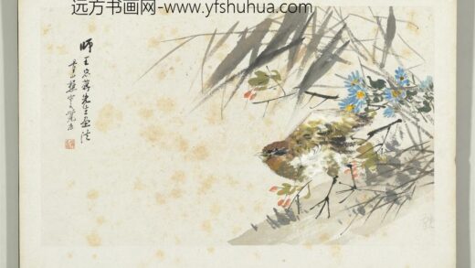清朱偁花鸟册菊花山鹧.jpg
