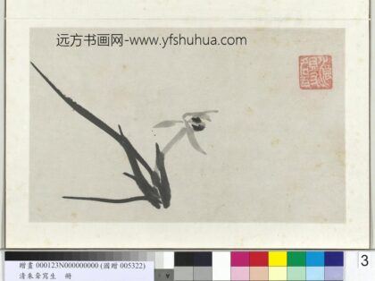清朱耷写生册兰.jpg