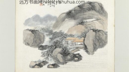 清杨伯润山水册楳华艹堂.jpg