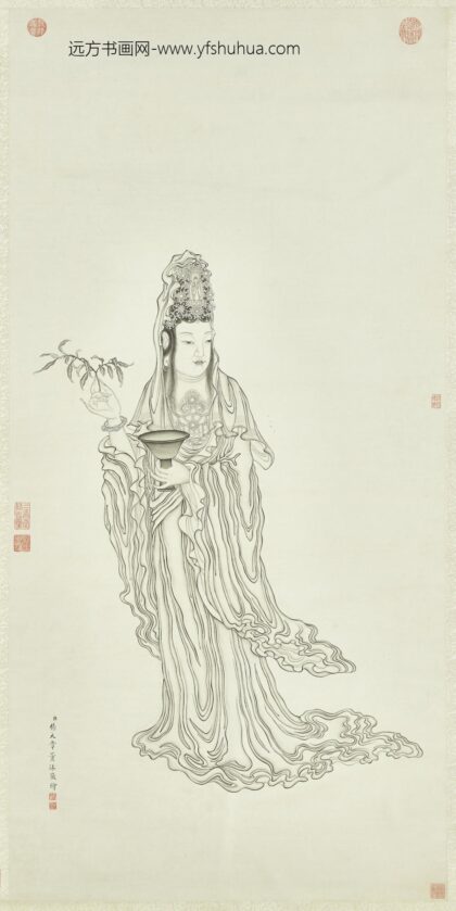 清杨大章甘露大士轴.jpg