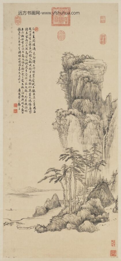 清禹之鼎山水轴.jpg