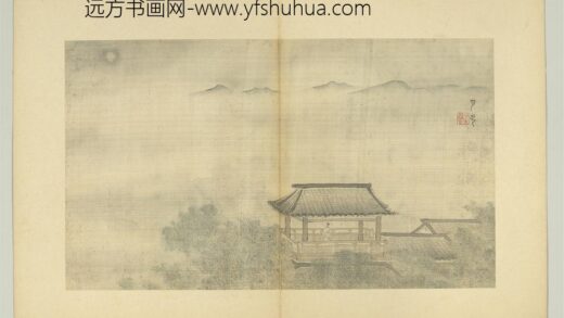 清萧云从临马和之陈风图册月出.jpg