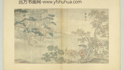 清萧云从临马和之陈风图册株林.jpg