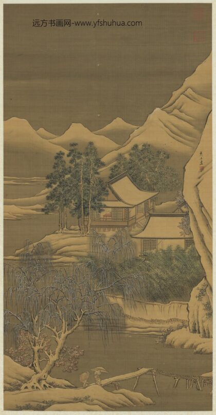 清萧晨丰年瑞雪轴.jpg