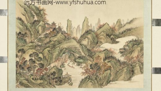 清袁瑛山水（四）册放棹寻幽.jpg