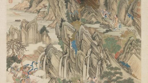 清谢遂仿唐人大禹治水图轴.jpg