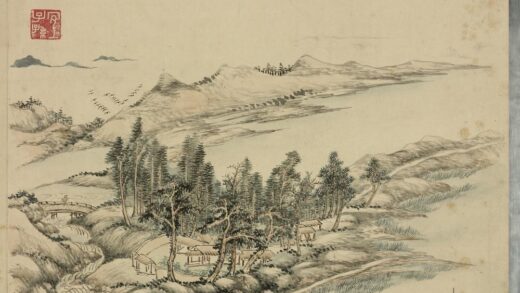 清赵晓画山水册林屋溪船.jpg