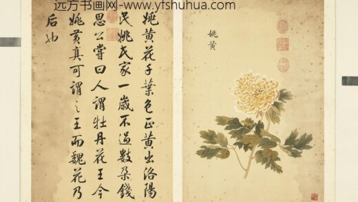 清邹一桂墨妙珠林（未）册姚黄.jpg