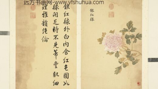 清邹一桂墨妙珠林（未）册银红球.jpg