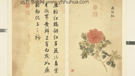清邹一桂墨妙珠林（未）册鹿胎红.jpg