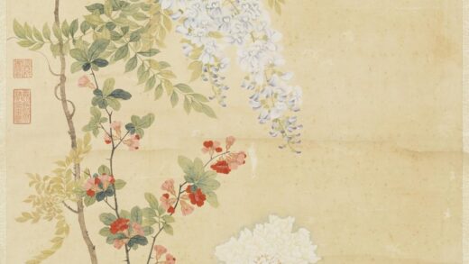 清邹一桂画春华轴.jpg