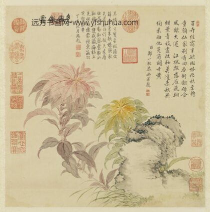 清邹一桂画秋色轴.jpg