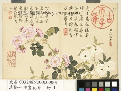 清邹一桂画花卉册木香十姊妹.jpg