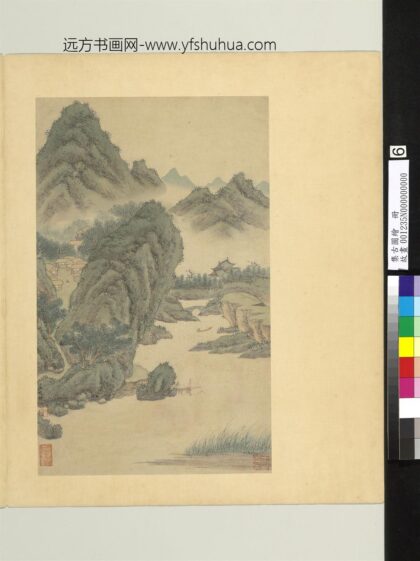 集古图绘册五代赵干山水.jpg