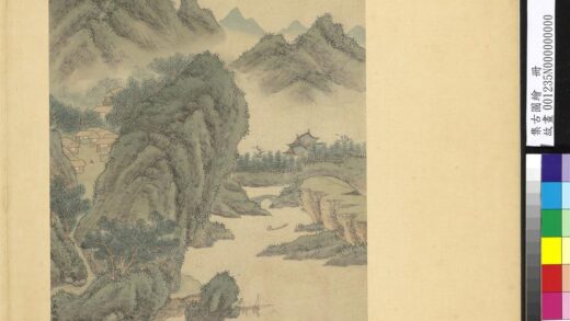 集古图绘册五代赵干山水.jpg