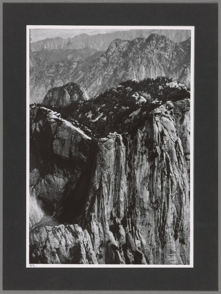 中国老照片华山六盘山河南风光
