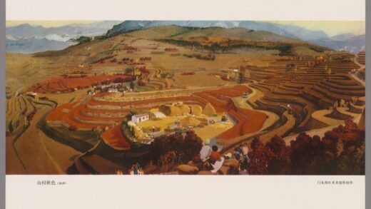 山村秋色油画.jpg